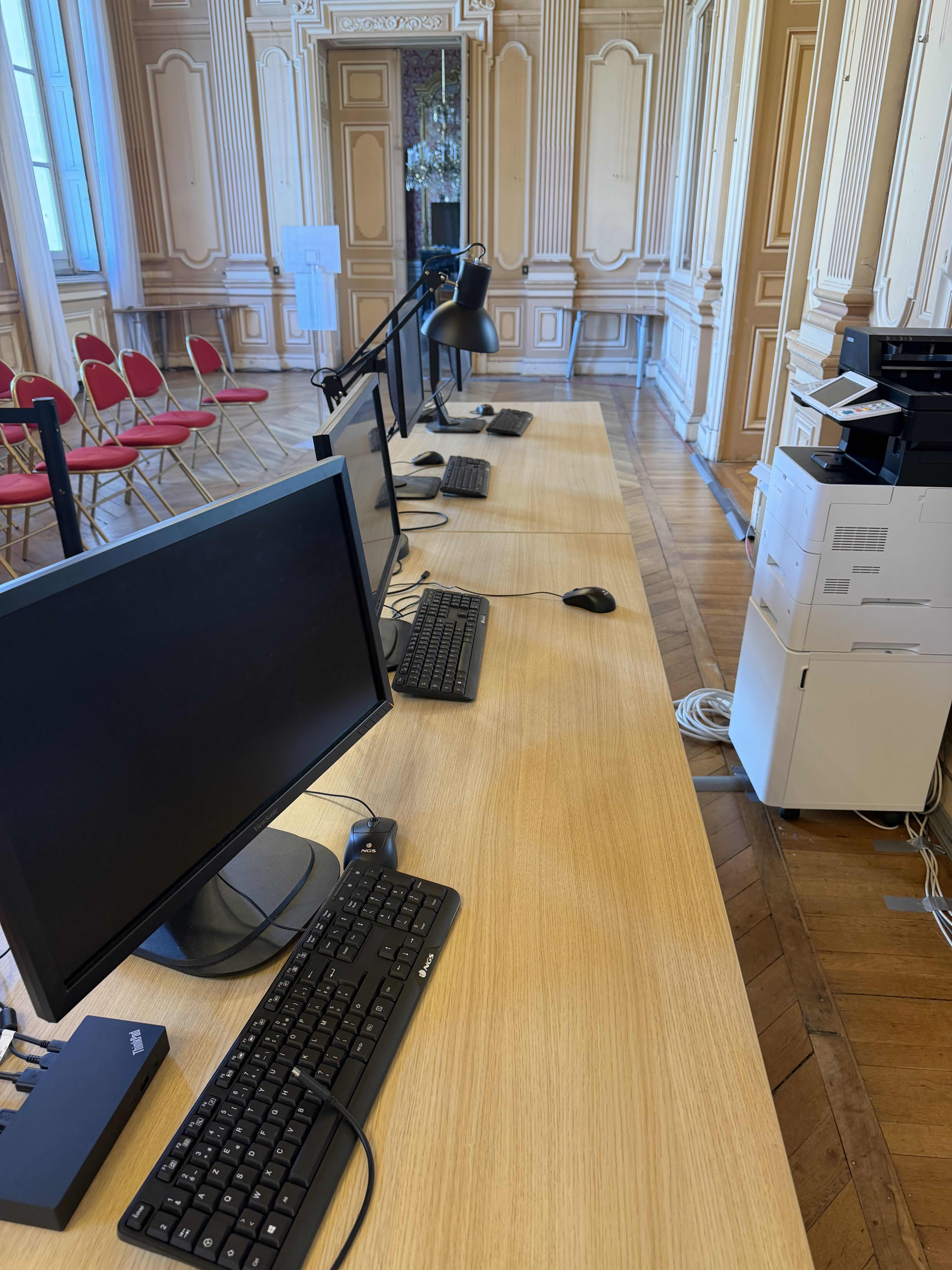 Installation postes élections