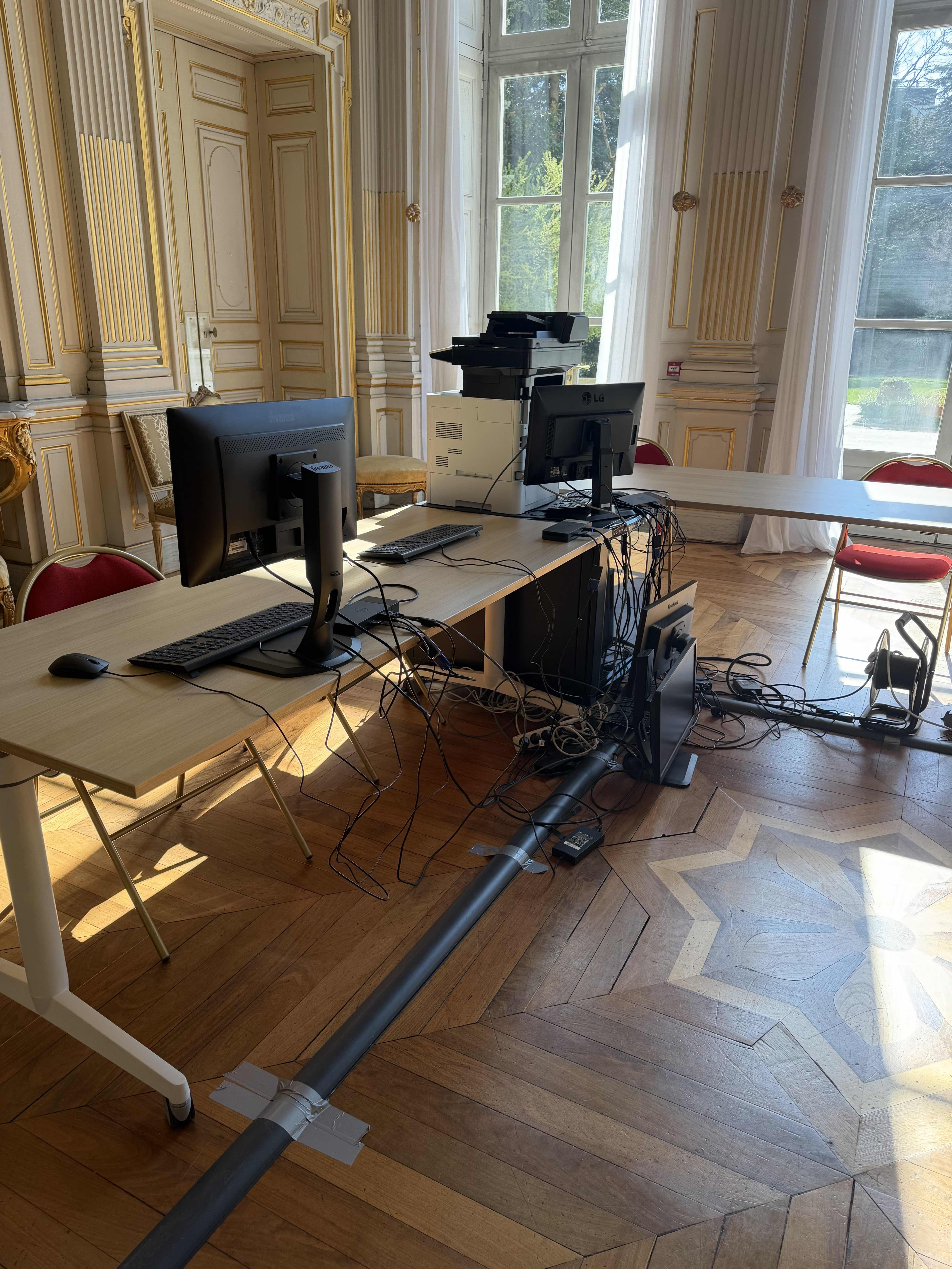 Installation postes élections